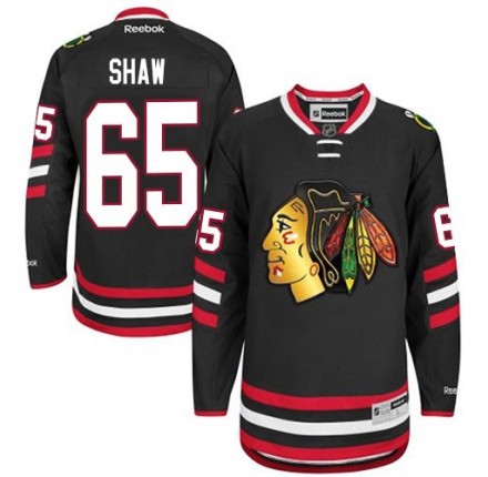 NHL Andrew Shaw Chicago Blackhawks Authentic 2014 Stadium Series Reebok Jersey - Black