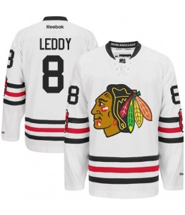 NHL Nick Leddy Chicago Blackhawks Authentic 2015 Winter Classic Reebok Jersey - White