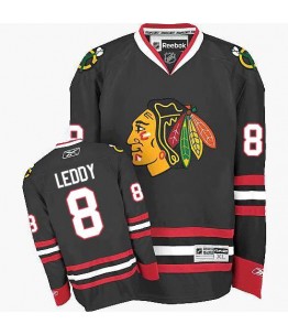 NHL Nick Leddy Chicago Blackhawks Youth Authentic Third Reebok Jersey - Black